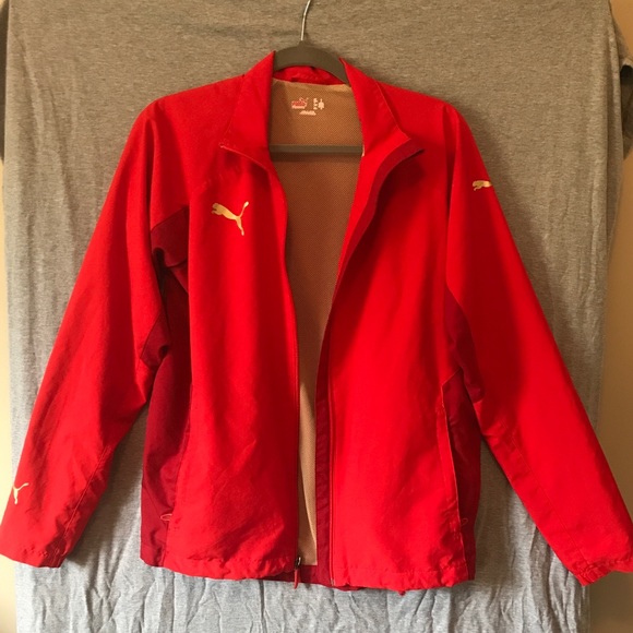 puma red jacket